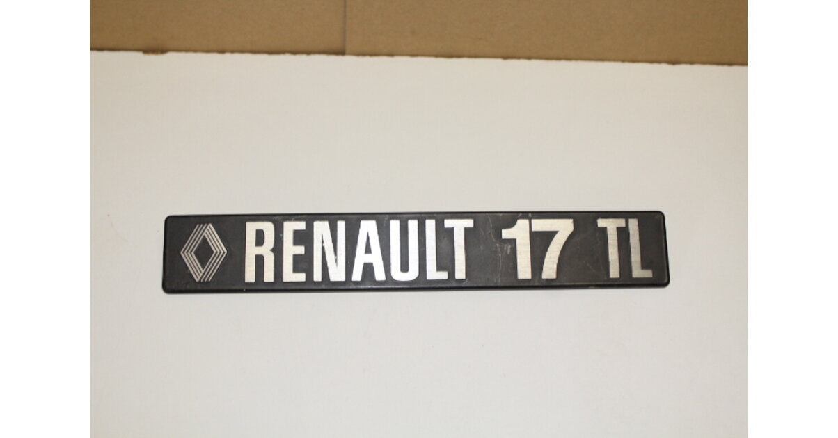 Logo / Insigne RENAULT D’origine – Occasion, Pour Voiture Classique, état Moyen